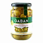 GABAN グリーンオリーブ 種抜き 瓶 155g 12個入