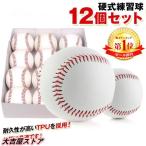 硬式野球ボール 12個セット 練習用 硬式球 バッティング練習 キャッチボール トスバッティング ティーバッティング ゴロ捕球 送料無料 あすつく