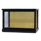  стеклянный кейс 218 промежуток .29× глубина 18× высота 18cm( кейс внутренний размер ) чёрный тутовик покрытие коробка для куклы из дерева дверь есть куклы kimekomi кукла hinaningyo 