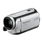 パナソニック デジタルハイビジョンビデオカメラ 内蔵メモリー8GB シルバー HC-V100M-S