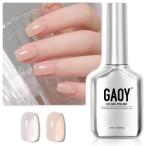 GAOY ジェルネイル カラージェル シアーカラー 透け感 ヌード ベージュ 単色 16ml UV・LED対応 ポリッシュタイプ セルフネイル（243