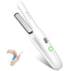 ショッピング電池式 BAYATA ヘアアイロン コードレス 充電式【機内持ち込み可・電池着脱式・160℃〜200℃三段階温度調節】バッテリー取り外し可能 ミニ 持ち運び