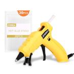 Anesty GG-01 グルーガン 50W 90秒 急速加熱 ホビー用グルーガン 垂れない 強力 小型 超軽量 補修 粘着 DIY スティック 30