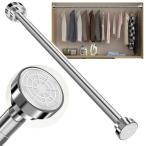 【驚異・耐荷重】突っ張り棒 ステンレス製 穴あけ不要 超強力つっぱり棒 :サイズ: 85cm-125cm耐震頑丈設計 耐荷重30kg。 落下防止