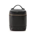 CHANEL Chanel Bicolore вертикальный vanity овчина черный Gold металлические принадлежности [431]