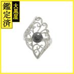 JEWELRY драгоценный металл * драгоценнный камень кольцо кольцо белое золото K18WG чёрный бриллиант Monde 1.13ct бриллиант 0.07ct 5.2g