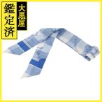  Hermes HERMEStsui Lee Mors et Gourmettes Vichy shell / голубой шелк 063206S[472]HA