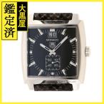 TAG HEUER  モナコ  ステンレススチール/パイソンベルト 13Pダイヤモンドブラック文字盤 クオーツ【472】SJ