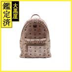 MCM M si- M Visee tos заклепки рюкзак MMK8AVE40TC001 металлик розовый кожа [460]