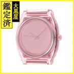NIXON ニクソン タイムテラーP ステンレス/シリコン A1193146 クォーツ ピンク文字盤 レディース腕時計【431】