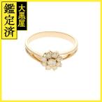 JEWELRY non бренд ювелирные изделия кольцо кольцо K18 желтое золото желтый бриллиант 10 номер 2.6g