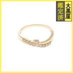 JEWELRY non бренд ювелирные изделия кольцо кольцо K18 желтое золото бриллиант 10 номер 2.1g