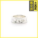 TIFFANY&CO Tiffany 1837 кольцо серебряный 925 7.3g 10 номер 2148103812620