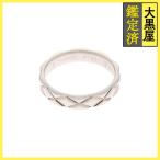 CHANEL Chanel matelasse кольцо платина 950 примерно 4.9g примерно 7.5 номер 2141000351926