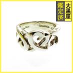 TIFFANY&CO Tiffany Triple la vi ng Heart кольцо серебряный серебряный примерно 5.8g примерно 8 номер 2148103834578