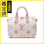 LOUIS VUITTON ルイヴィトン 2wayバック バイザプール スピーディ・バンドリエール25 モノグラム・ジャイアント ローズ M23073