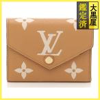 LOUIS VUITTON ルイ・ヴィトン ポルトフォイユ・ヴィクトリーヌ ３つ折り財布 M81459 バイカラー・モノグラム・アンプラント