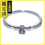 JEWELRY non бренд ювелирные изделия кольцо примерно 11 номер PT900 прозрачный камень примерно 1.9g