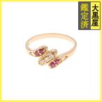 JEWELRY non бренд ювелирные изделия кольцо кольцо K18 R D рубин бриллиант примерно 2.1g #11.5 2141100641163