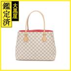 LOUIS VUITTON Louis Vuitton большая сумка karu vi Damier * azur hot розовый N41449