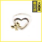 TIFFANY&CO Tiffany драгоценный металл * драгоценнный камень Heart with боулинг SV YG 4.8g 10 номер 2148103905636