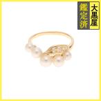 JEWELRY драгоценный металл * драгоценнный камень кольцо кольцо K18 Gold жемчуг жемчуг бриллиант 3.7g 13 номер (2147200553993)
