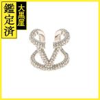 VALENTINO Valentino galava-niV Logo signature кольцо metal Swarovski 11 номер 5W2J0G74YCW_68S