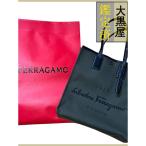  Ferragamo Ferragamo Logo 1927 большая сумка зеленый зеленый ткань 