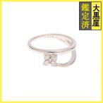 JEWELRY non бренд ювелирные изделия кольцо 3 номер K18 белое золото бриллиант 0.14ct