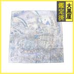 HERMES Hermes шарф Calle 90k Lazy * four bulb Roo электрический /arudowa-z шелк H004147S 05