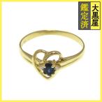 JEWELRY non бренд ювелирные изделия кольцо K18 сапфир бриллиант 0.9g #5 номер 