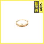 NOJESS Nojess Crown кольцо кольцо 30153111006 K10 Gold бриллиант 0.01ct 7 номер 