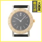 BVLGARI ブルガリ ブルガリ ブルガリ BB26SGLD SS/YG/カワ クォーツ ブラック 女性用/Ladies watches