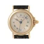 Breguet ブレゲ マリーン 8400BA/12/942 腕時計 K18YG/レザー シルバー文字盤 自動巻き レディース【中古】473