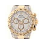 ROLEX ロレックス コスモグラフ デイトナ 116523G 腕時計 SS/K18イエローゴールド 8Pダイヤモンドホワイト文字盤 メンズ【中古】472