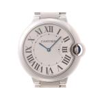 CARTIER カルティエ ウォッチ バロンブルーMM/SS 時計 W6920084 腕時計 ステンレススチール シルバー ユニセックス【中古】433