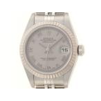 ROLEX ロレックス デイトジャスト 79174 腕時計 ホワイトゴールド/ステンレス シルバーローマ文字盤 レディース【中古】473