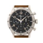 Breguet ブレゲ タイプ XX クロノグラフ 2067ST/92/3WU 腕時計 ステンレススチール/レザー ブラック文字盤 メンズ 自動巻き【中古】472
