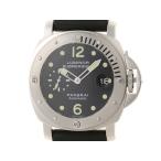 PANERAI パネライ ウォッチ ルミノール サブマージブル 時計 PAM00024/OP6771 腕時計 ステンレス/ラバー ブラック ボーイズ【中古】432
