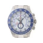 ROLEX ロレックス ヨットマスター2 116680 腕時計 ステンレススチール/セラミック ストレート針 ホワイト文字盤 メンズ【中古】【431】SJ