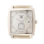 TAG HEUER タグホイヤー モナコ  WAW131B.FC6247 腕時計 SS/クロコダイル クオーツ ホワイトシェル12PD文字盤　レディース【中古】【473】