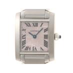 CARTIER カルティエ タンクフランセーズSM W51035Q3 腕時計 SS クオーツ レディース 創立160周年記念/クリスマス限定【中古】【473】