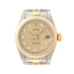 ROLEX ロレックス デイトジャスト 79173G 腕時計 K18YG/ステンレス 自動巻き シャンパンCP10Pダイヤ文字盤 レディース【中古】【473】