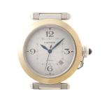 CARTIER カルティエ パシャ ドゥ カルティエ 41mm W2PA0009 腕時計 ステンレススチール/K18YG シルバー文字盤 メンズ【中古】【472】SJ