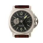 PANERAI パネライ ウォッチ ルミノール GMT  PAM00088 腕時計 SS ステンレススチール/クロコダイル 自動巻き ブラック文字盤 【中古】460