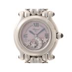 Chopard ショパール ハッピースポーツ ムーンスター 27/8250-23 腕時計 ステンレス ピンクシェル/8ピースダイヤ レディース【中古】432