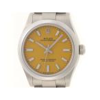 ROLEX ロレックス オイスター パーペチュアル31 277200 腕時計 ステンレススチール イエロー文字盤 レディース【中古】472