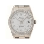 ROLEX ロレックス オイスター パーペチュアル 15210 腕時計 ステンレス  自動巻き ホワイト文字盤 メンズ【中古】【473】