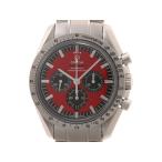 OMEGA オメガ スピードマスター レーシング ミハエル・シューマッハ ザ・レジェンド 3506.61.00 腕時計 SS レッド文字盤 【中古】472
