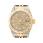 ROLEX ロレックス ウォッチ デイトジャスト 69173G 腕時計 K18イエローゴールド/ステンレススチール シャンパン レディース【中古】433